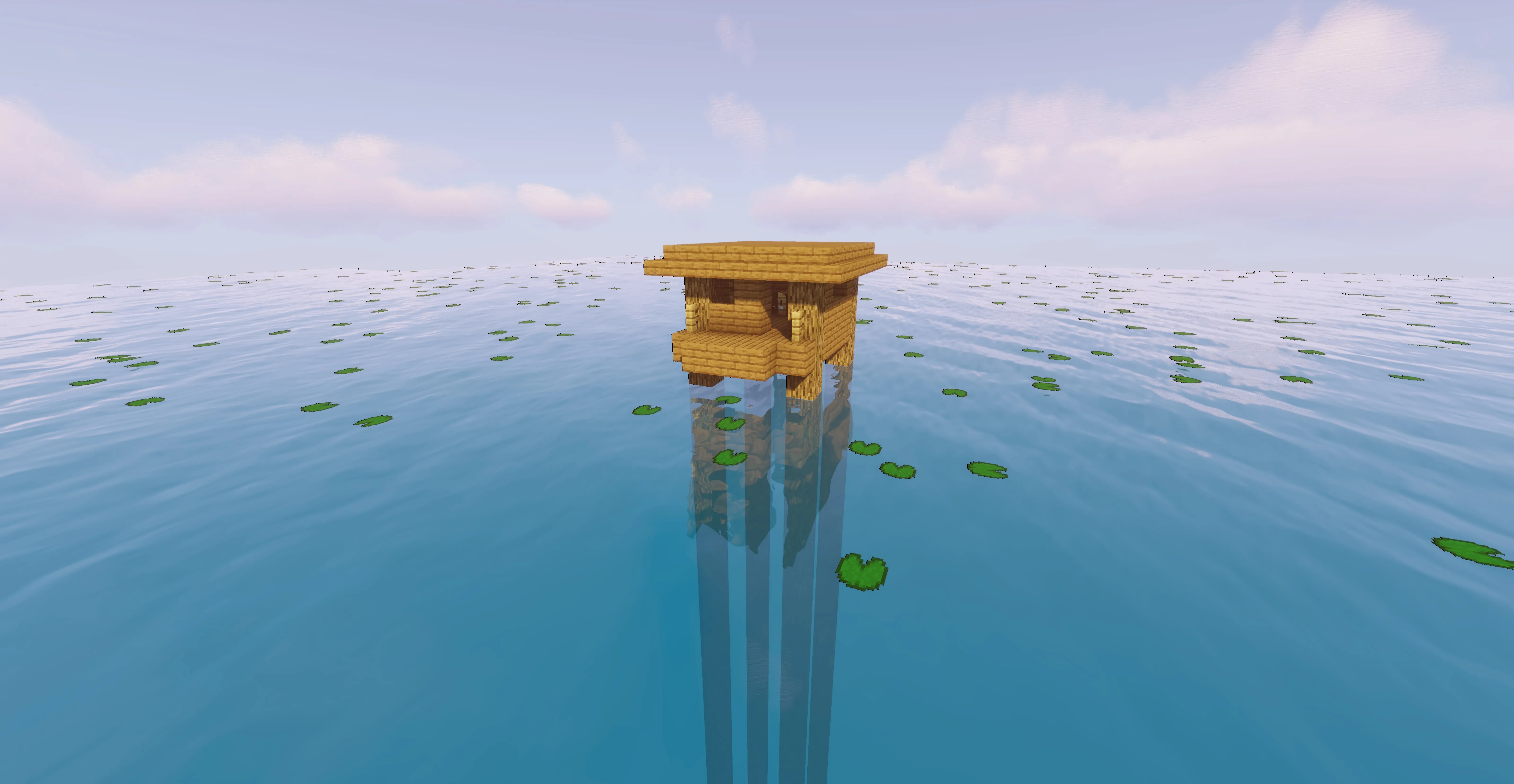 [World Generator] Ocean Only World / Water World — скриншот 10 (Кастомизации, Minecraft)
