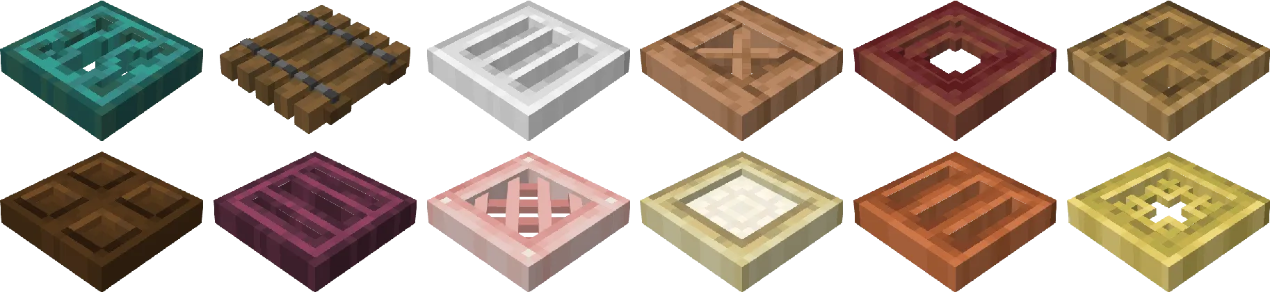 PolyParts - Dreamy Doors, Текстуры, Minecraft