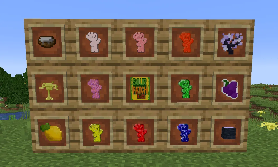 Sour Patch Kids, Моды, Minecraft