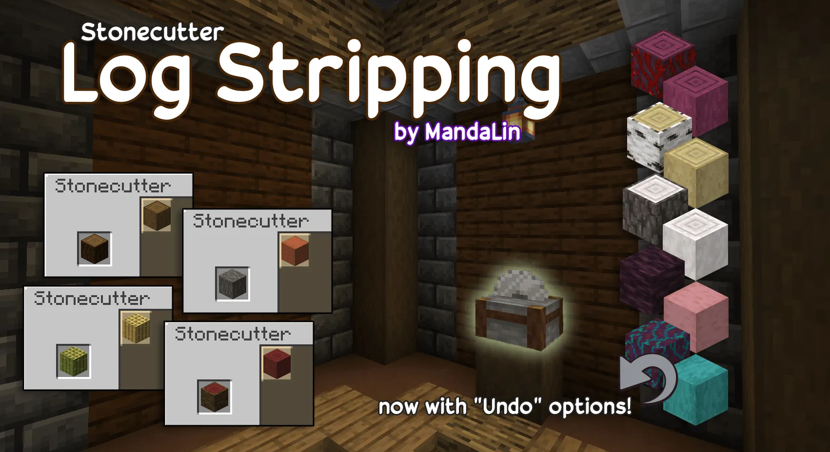 Log Stripping, Дата-паки, Minecraft