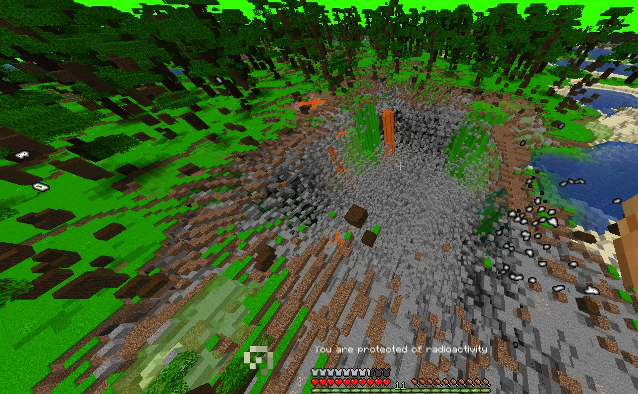 ☢️ Radioactive universe ☢️ — скриншот 4 (Моды, Minecraft)