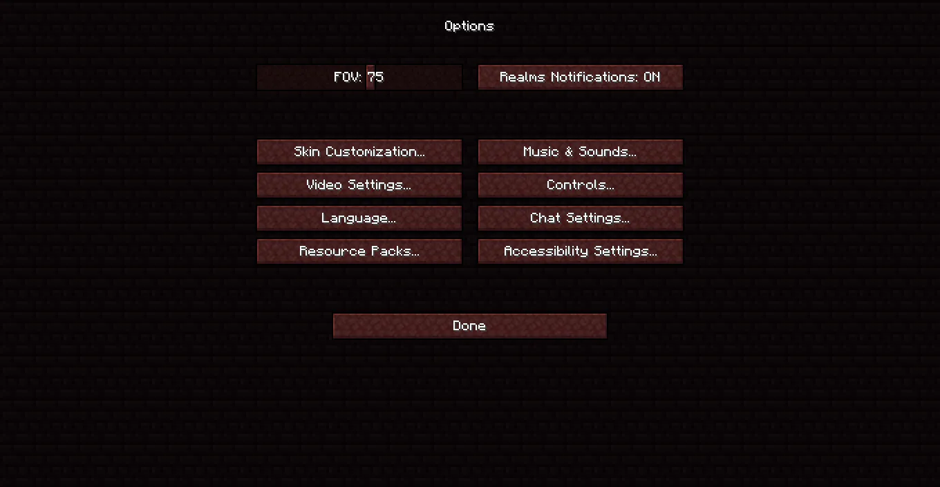 Nether Menus Pack — скриншот 4 (Текстуры, Minecraft)
