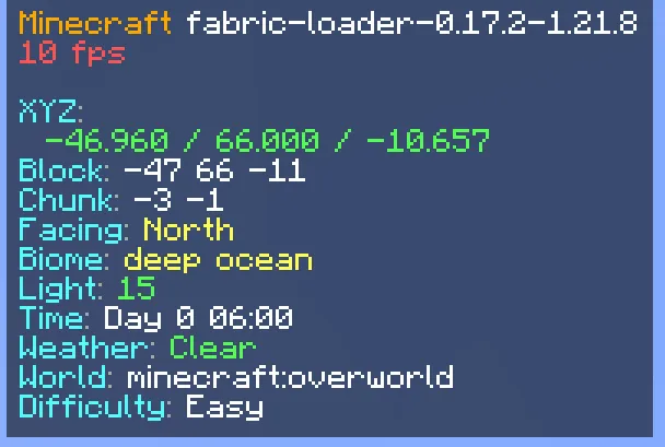 Improved F3, Моды, Minecraft