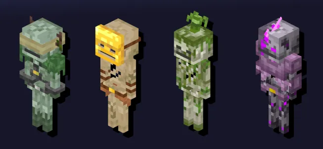 More skeleton DP, Текстуры, Minecraft