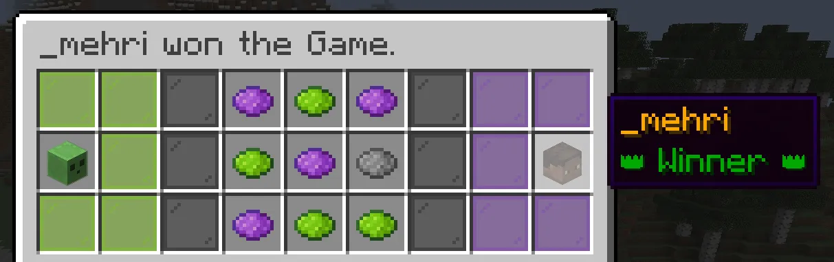 UI TicTacToe — скриншот 2 (Плагины, Minecraft)