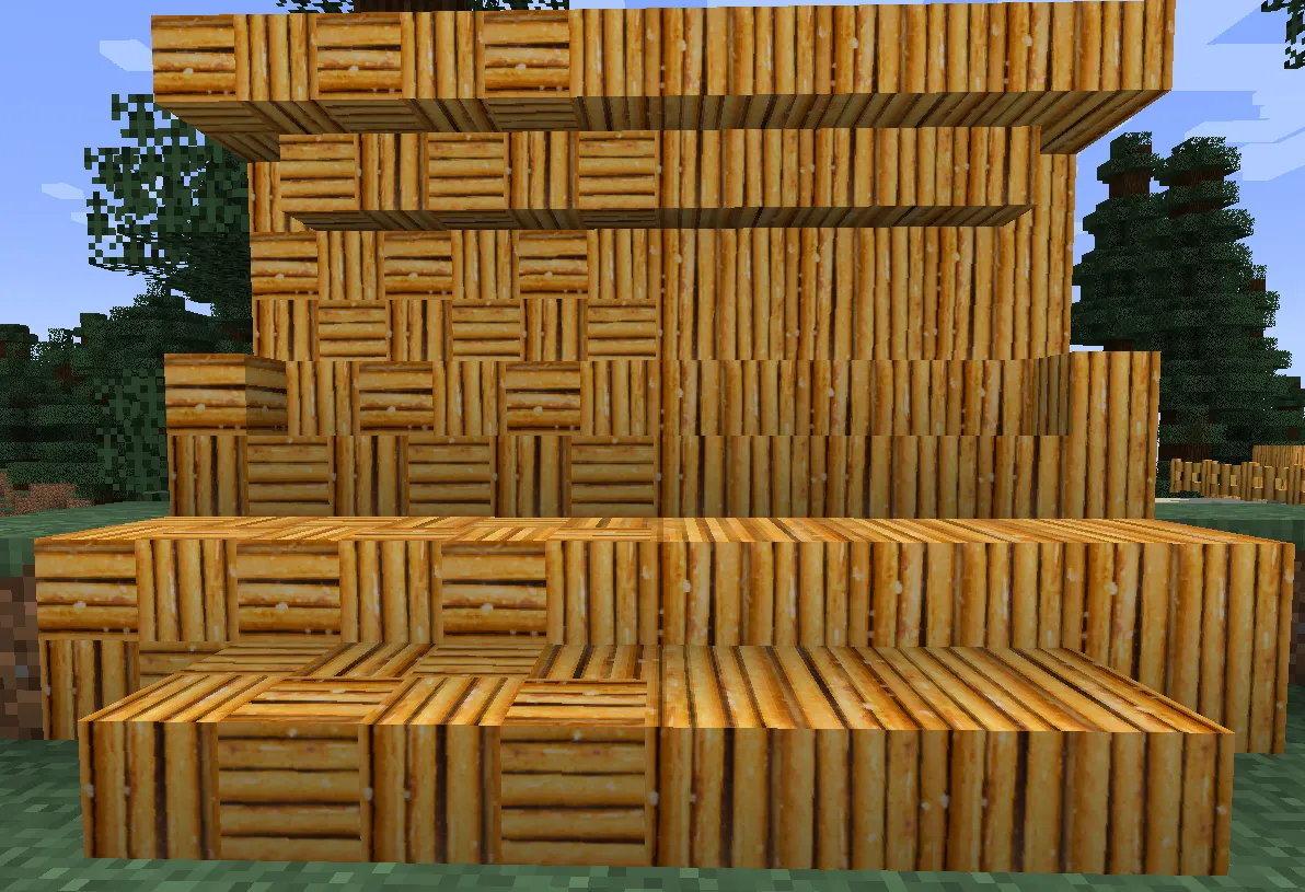 Straw Bamboo — скриншот 3 (Текстуры, Minecraft)