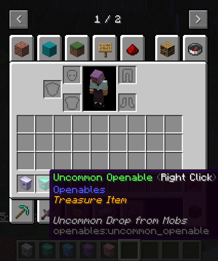 Openables, Моды, Minecraft