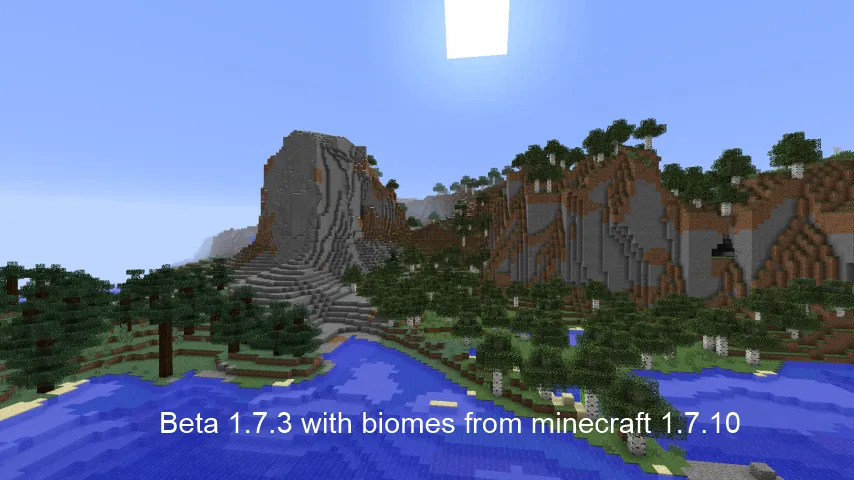 Nostalgic world generation — скриншот 3 (Моды, Minecraft)