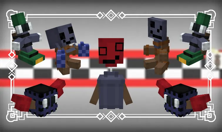 FNAF Ultimate Custom Plushies — скриншот 1 (Текстуры, Minecraft)