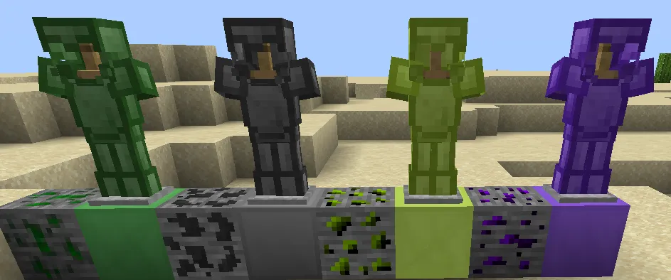 ores and armor(NEW), Моды, Minecraft