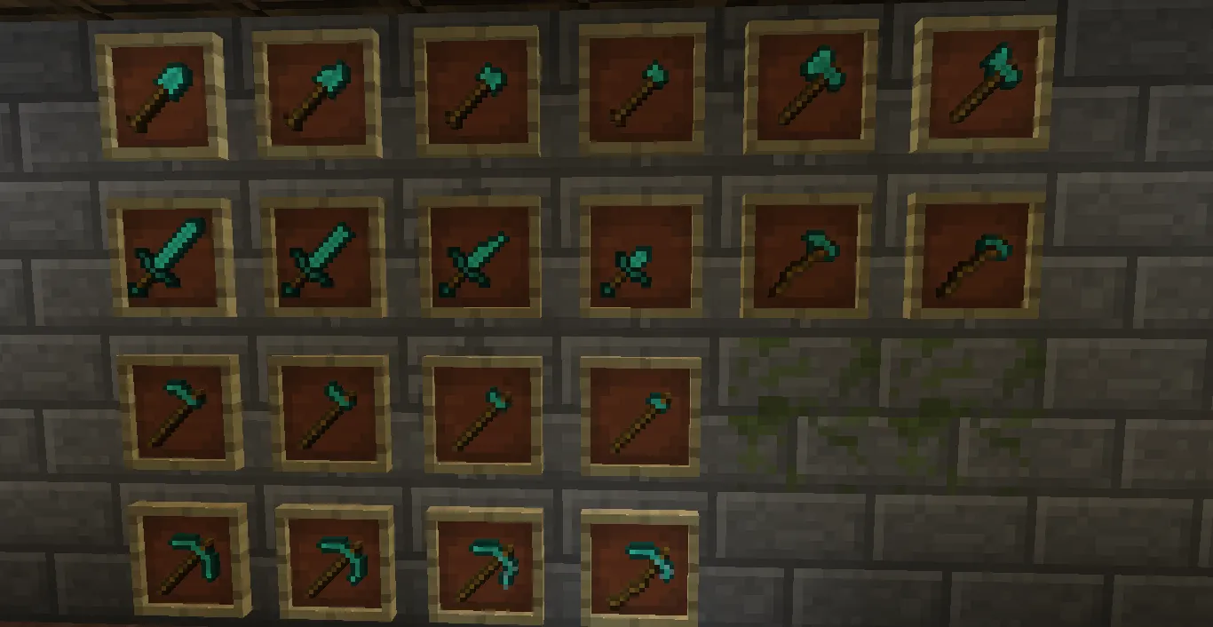 Decaying Tools — скриншот 1 (Текстуры, Minecraft)