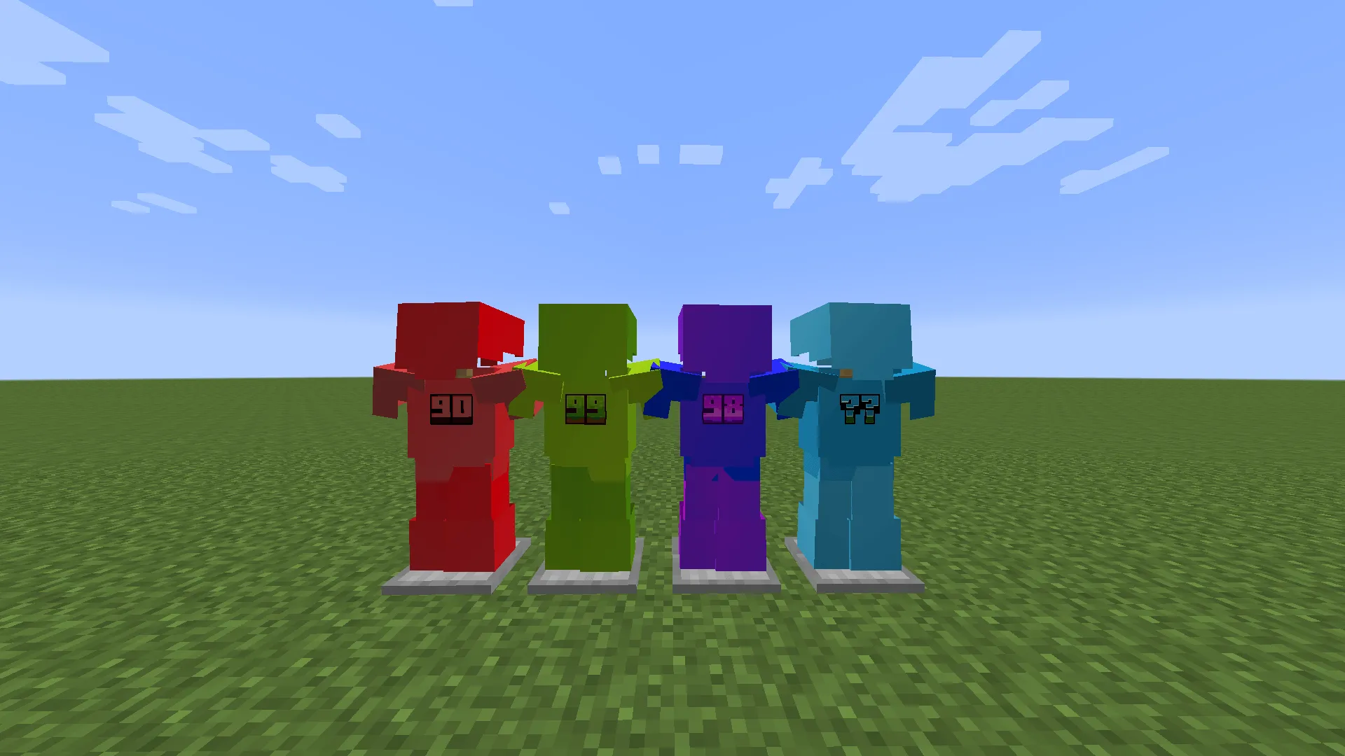 Lucky Block Anime, Кастомизации, Minecraft