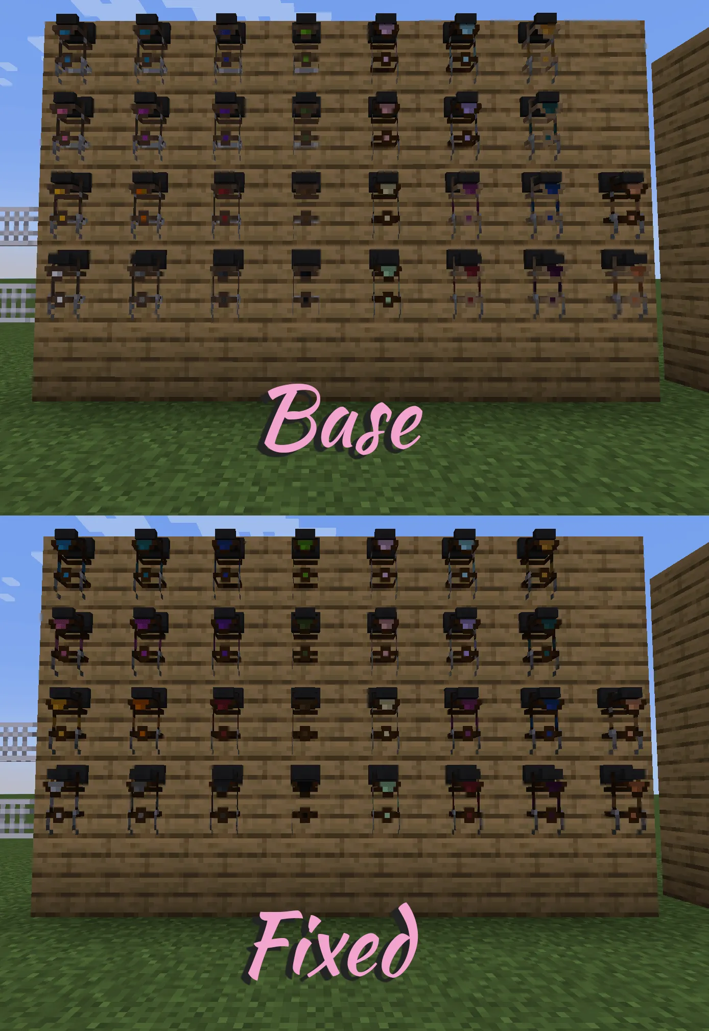 Squeaky Clean: Tack Textures, Текстуры, Minecraft