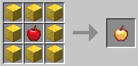 Enchanted Gapple Recipe, Моды, Minecraft