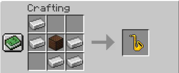 Musical Instrumetns as Weapons — скриншот 4 (Моды, Minecraft)