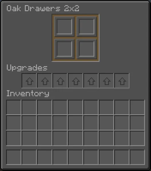 Storage Drawers Darkmode, Текстуры, Minecraft