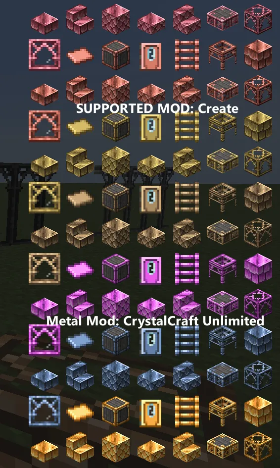 Every Compat (Gems Realm), Моды, Minecraft