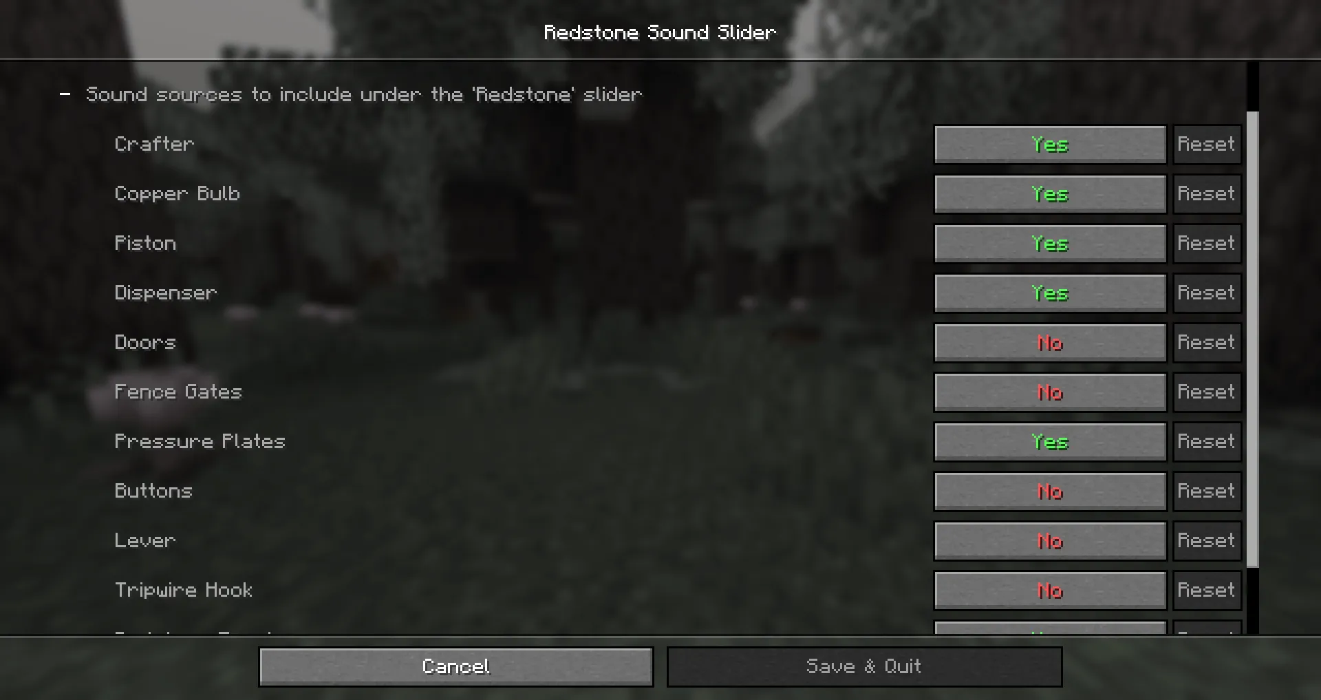 Redstone Sound Slider — скриншот 1 (Моды, Minecraft)