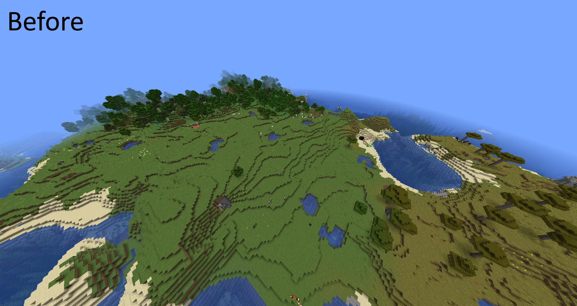 No Lakes, Моды, Minecraft