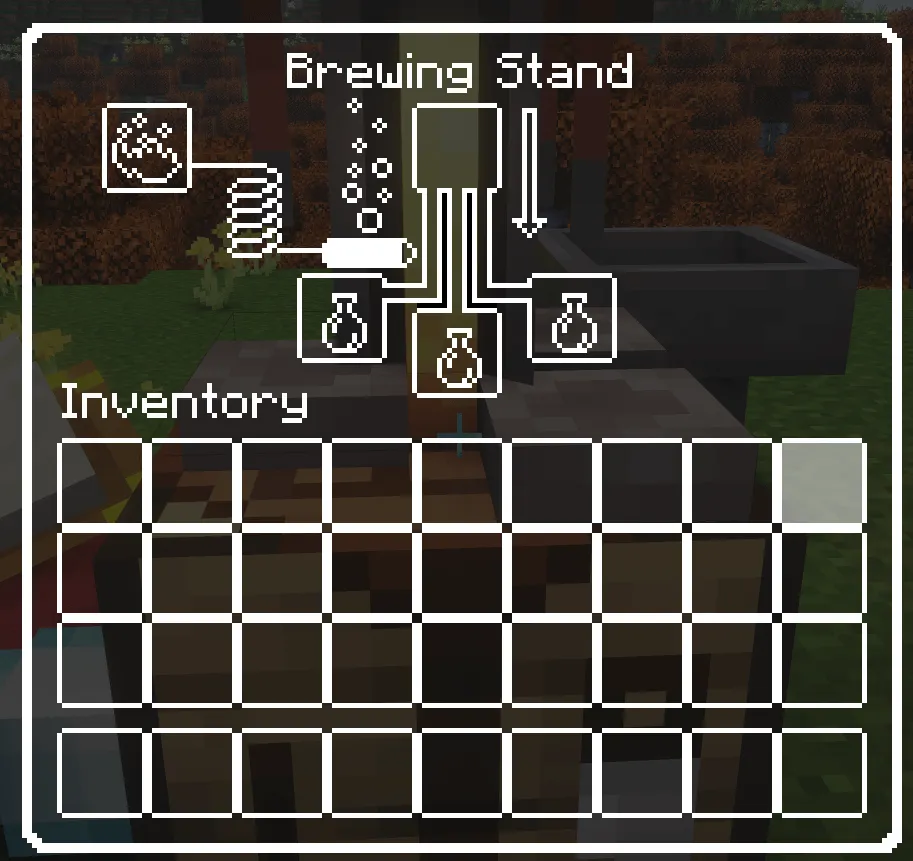 White border and transparent GUI and HUB — скриншот 25 (Текстуры, Minecraft)