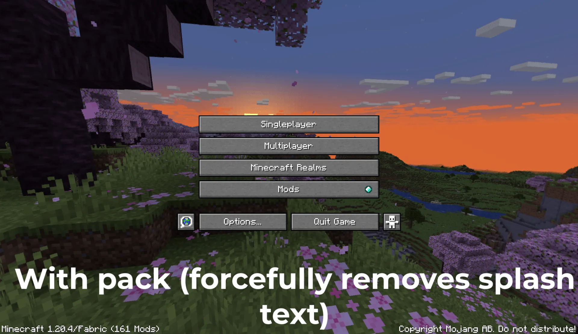 No more logo, Текстуры, Minecraft