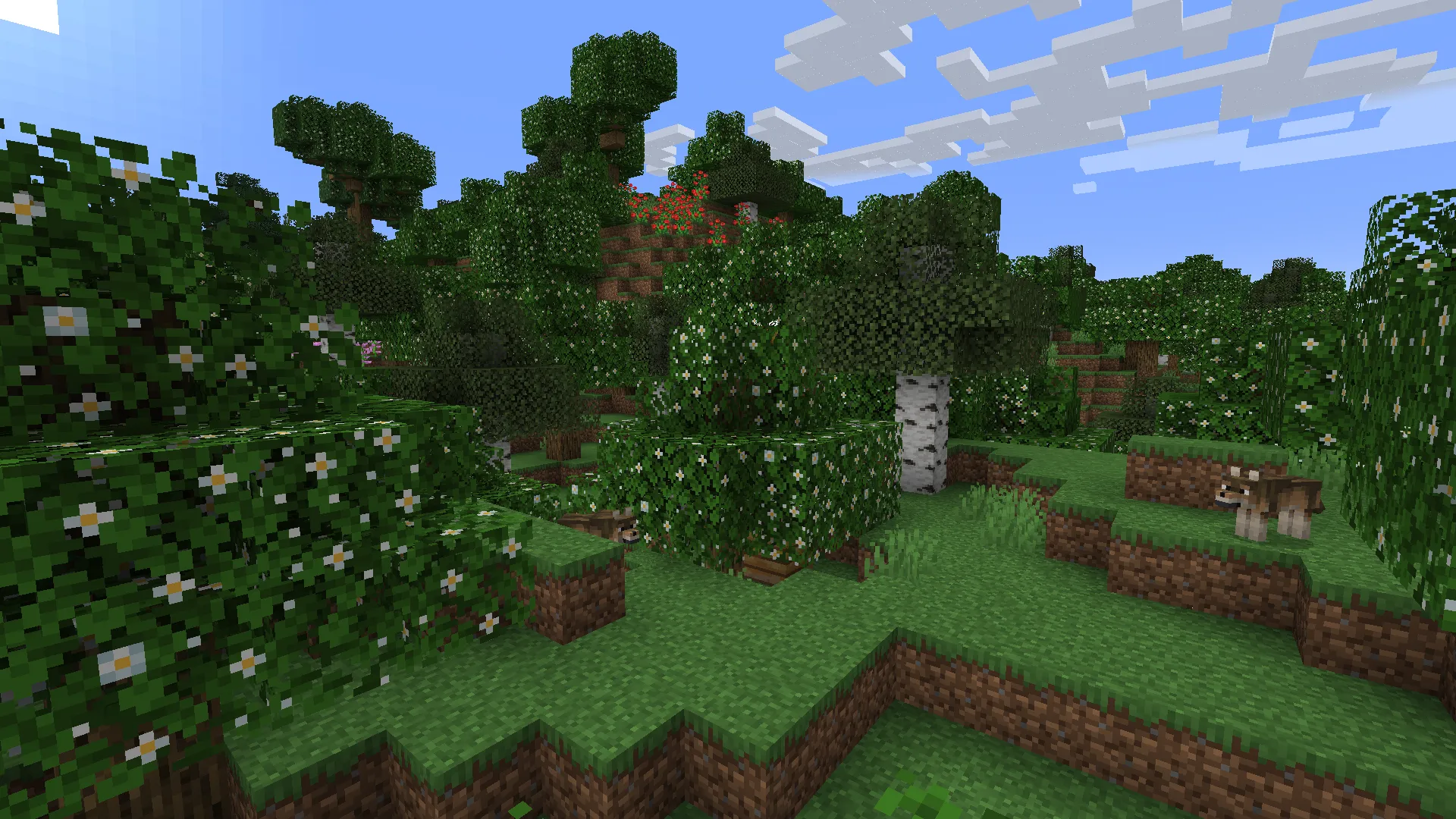 Flowered Oak Leaves + — скриншот 2 (Текстуры, Minecraft)