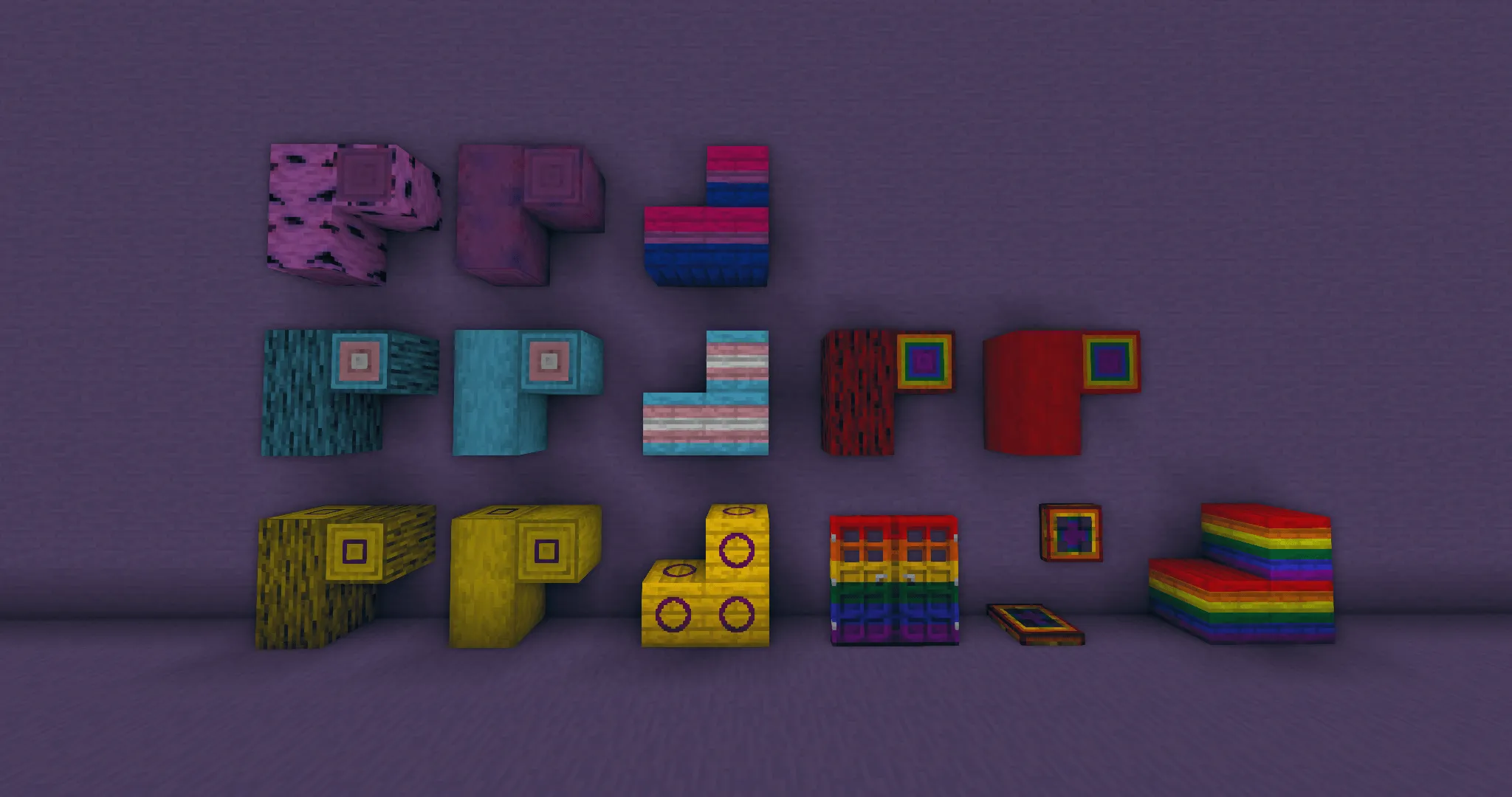 All the colors - Pride — скриншот 2 (Моды, Minecraft)