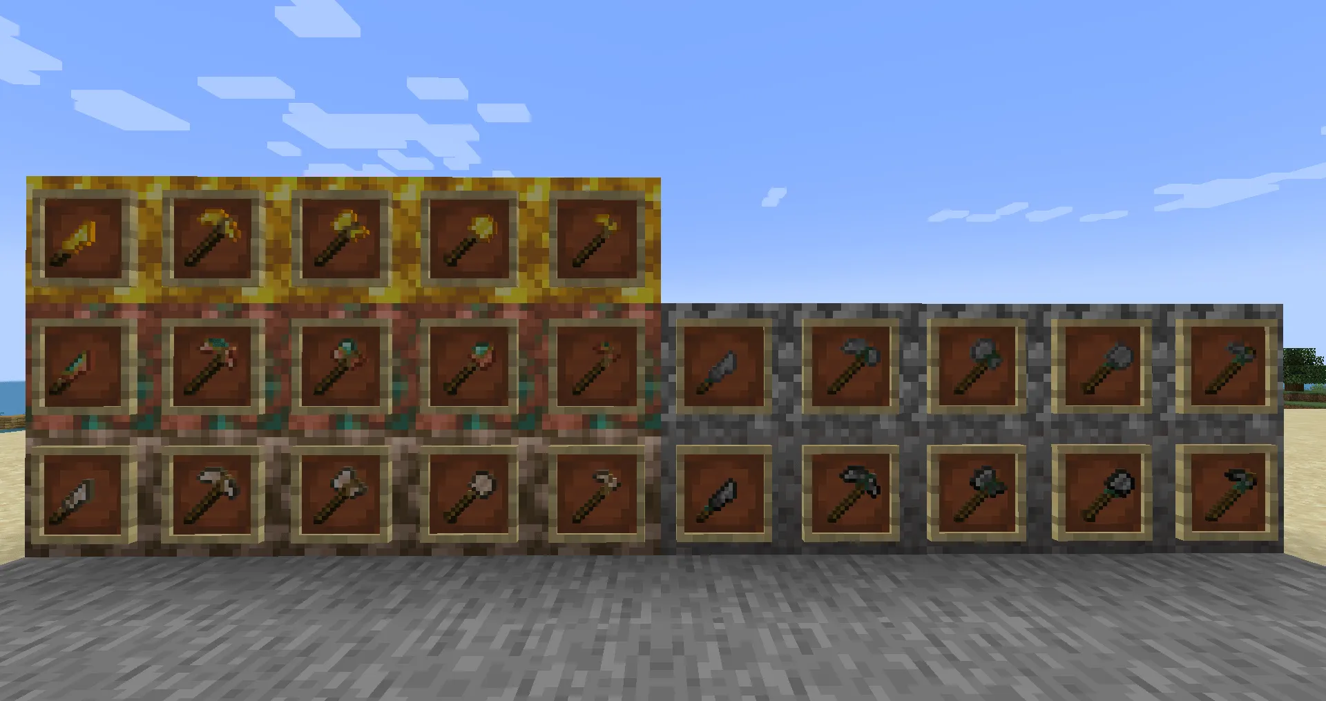 SSC's Primitive Tools, Моды, Minecraft