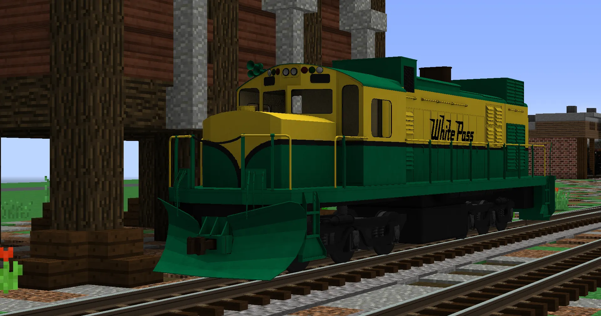 Harry's American Locomotives: North American Narrow Gauge — скриншот 2 (Текстуры, Minecraft)