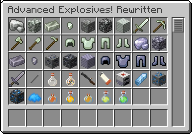 Advanced Explosives! Rewritten, Моды, Minecraft
