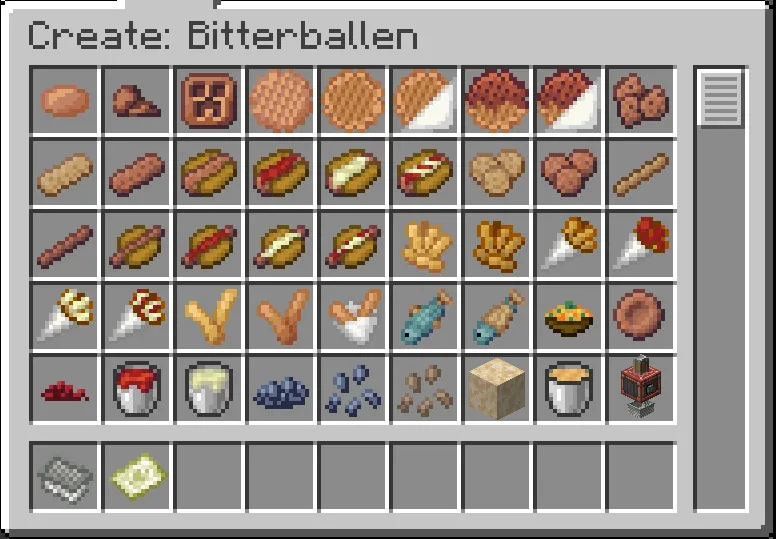 Create: Bitterballen, Моды, Minecraft