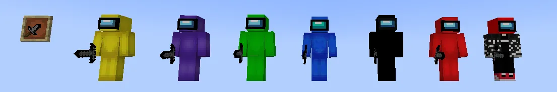 among us (bruh), Моды, Minecraft