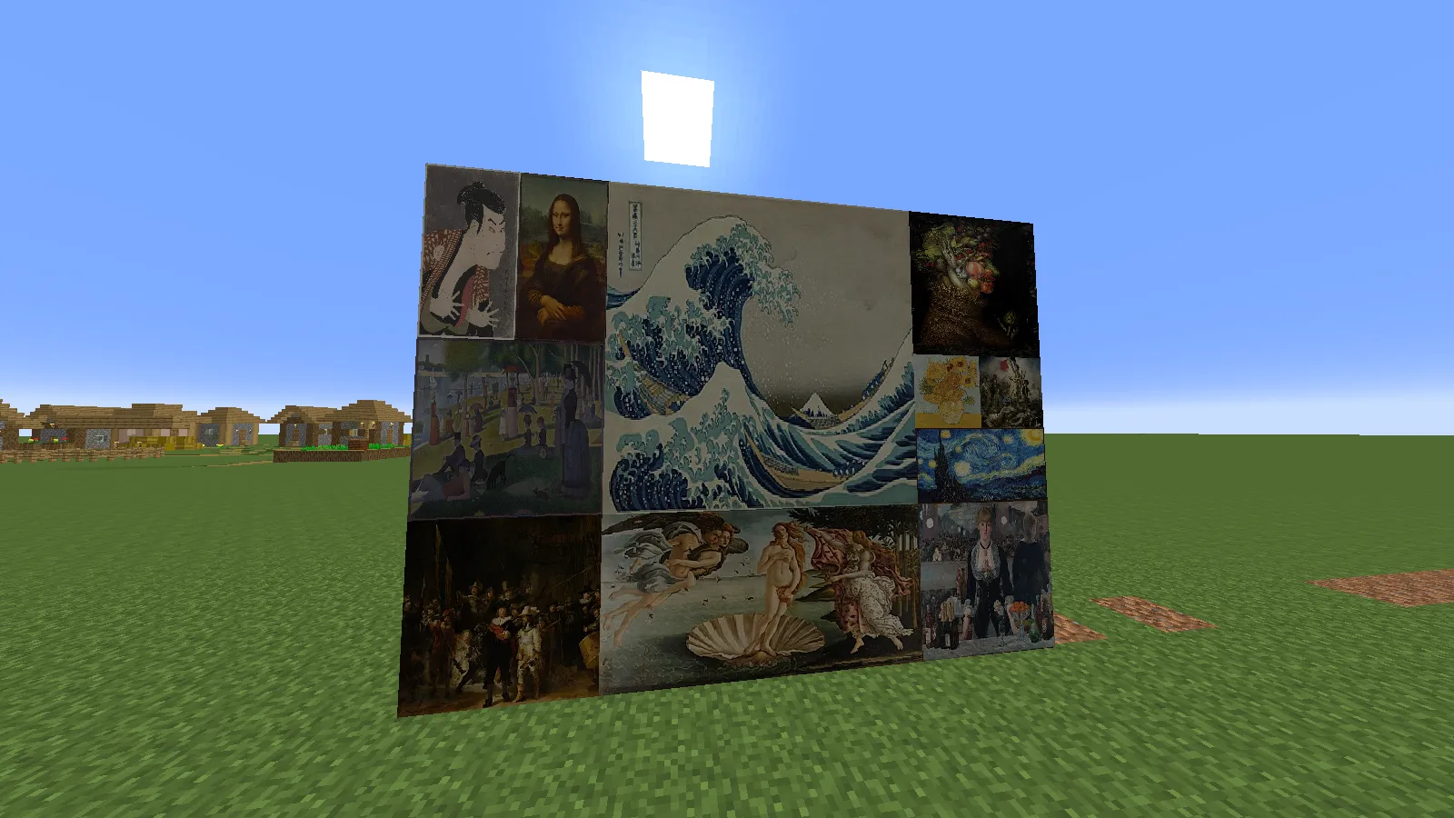 Famous Paintings On the game — скриншот 4 (Текстуры, Minecraft)