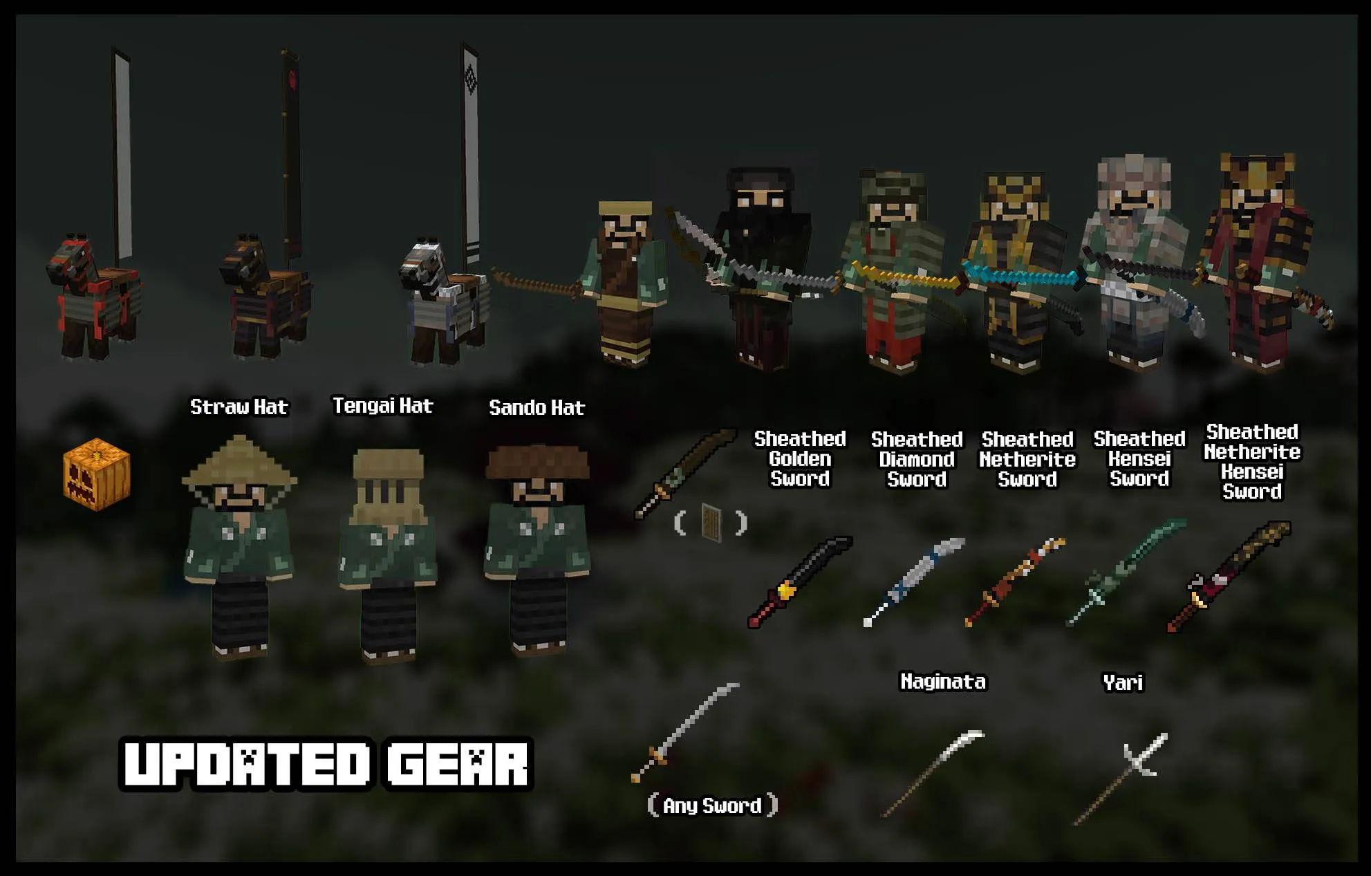 Sengoku Jidai: Japanese Overworld., Дата-паки, Minecraft