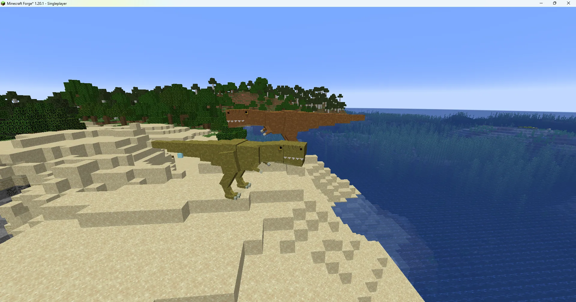 Raptor's Jurassic World, Моды, Minecraft
