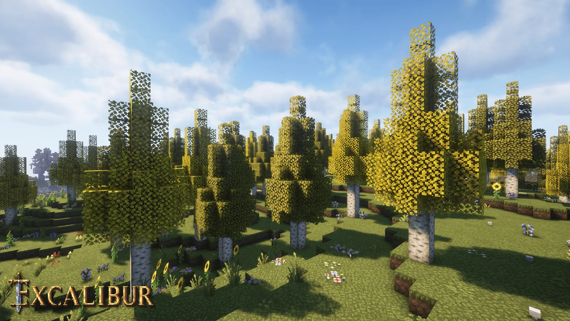 Excalibur | Oh The Biomes We've Gone Support — скриншот 3 (Текстуры, Minecraft)