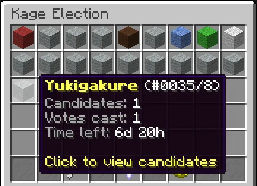 Naruto Destination - Kage Vote — скриншот 4 (Моды, Minecraft)