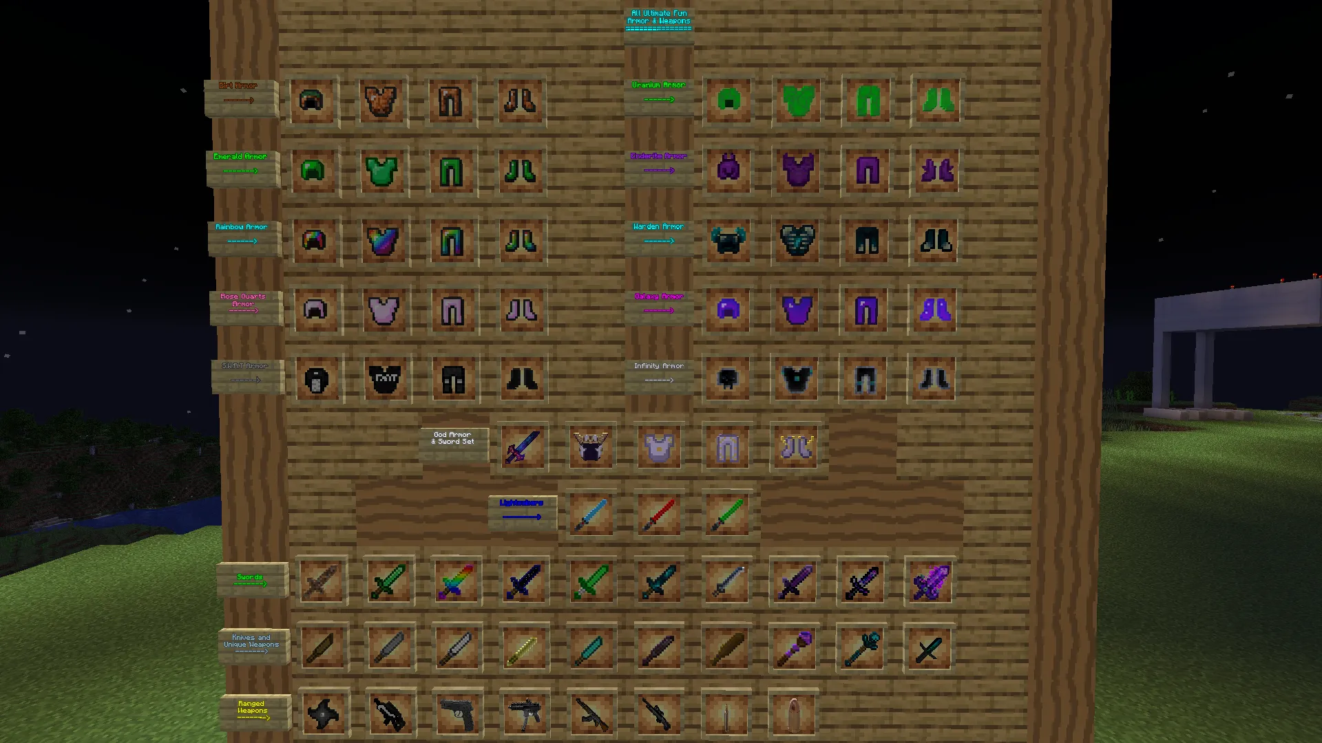 Ultimate Fun (with tons of items, blocks, weapons, tools, and armor) — скриншот 2 (Моды, Minecraft)