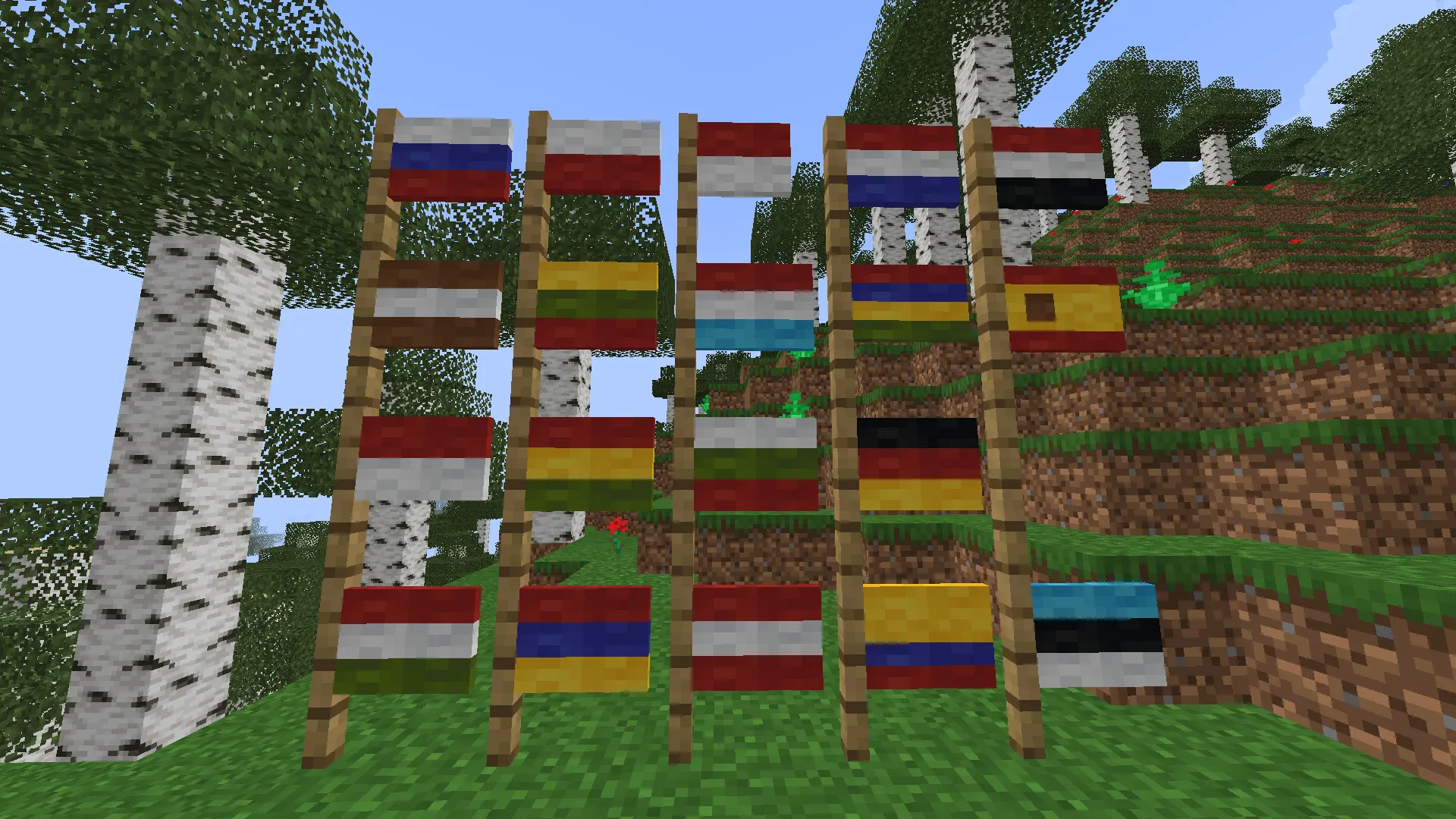Flagz, Моды, Minecraft