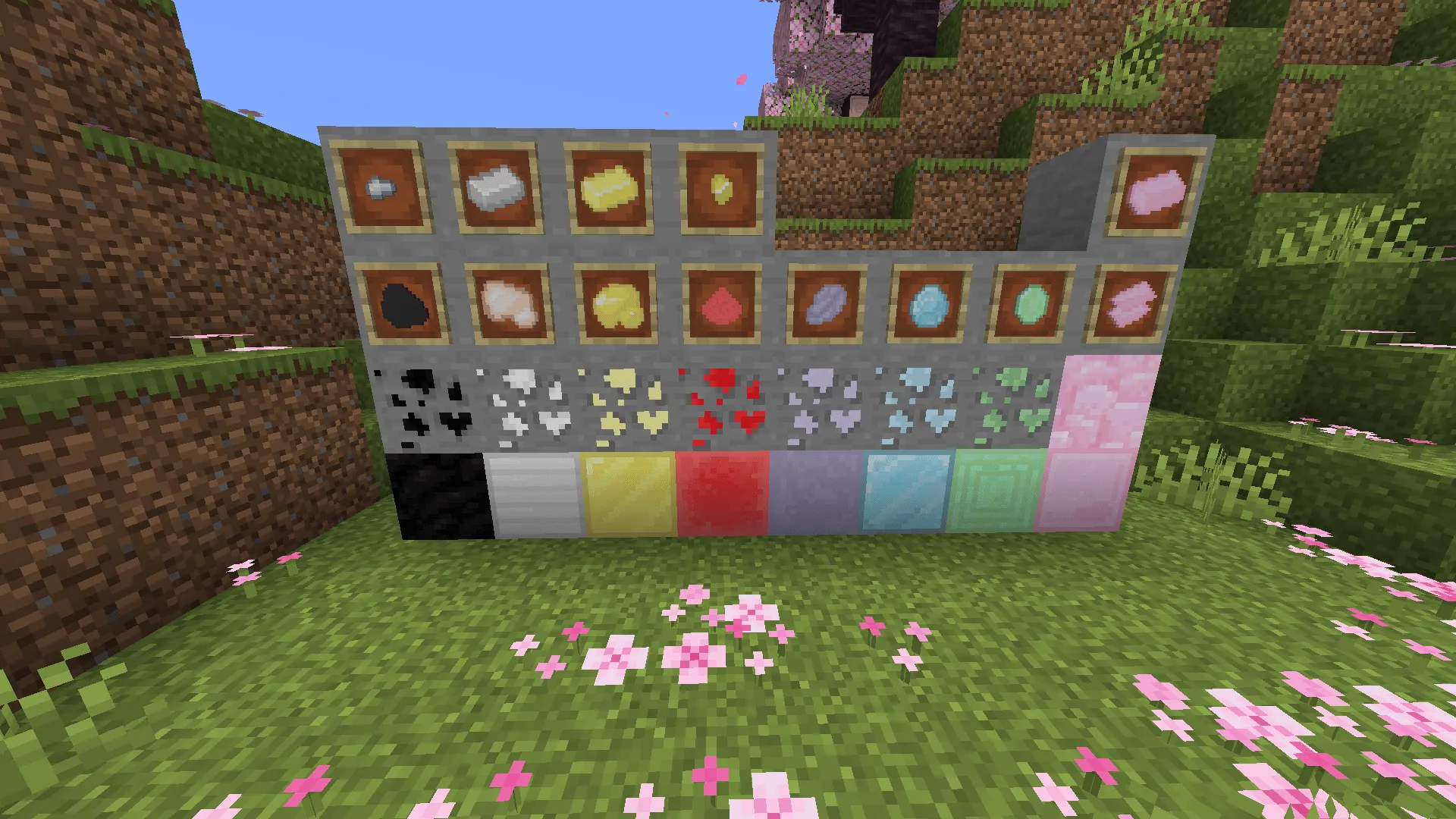 Flowery Tools + Pastel Ores, Текстуры, Minecraft