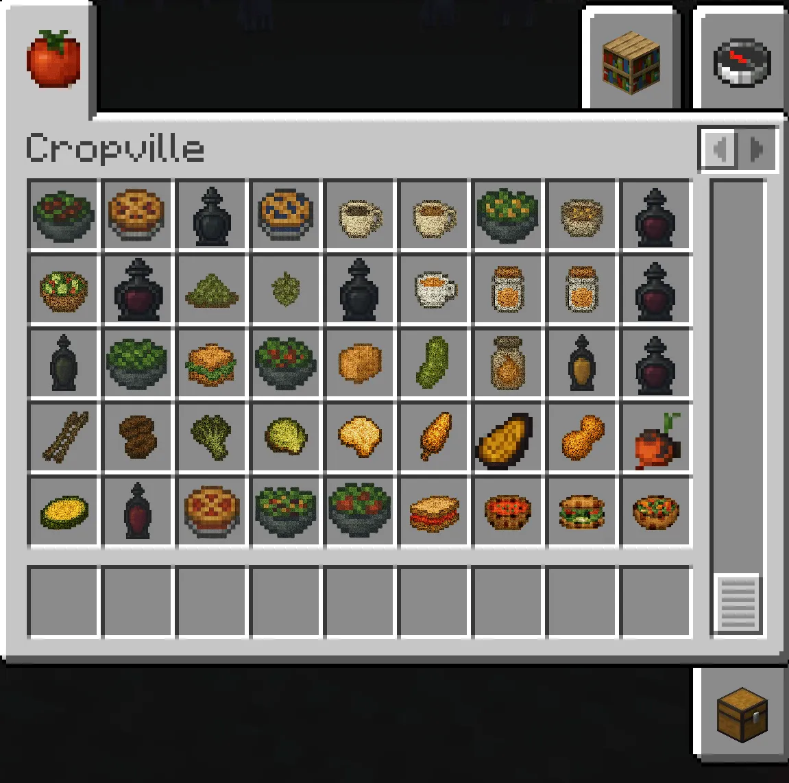 Cropville, Моды, Minecraft