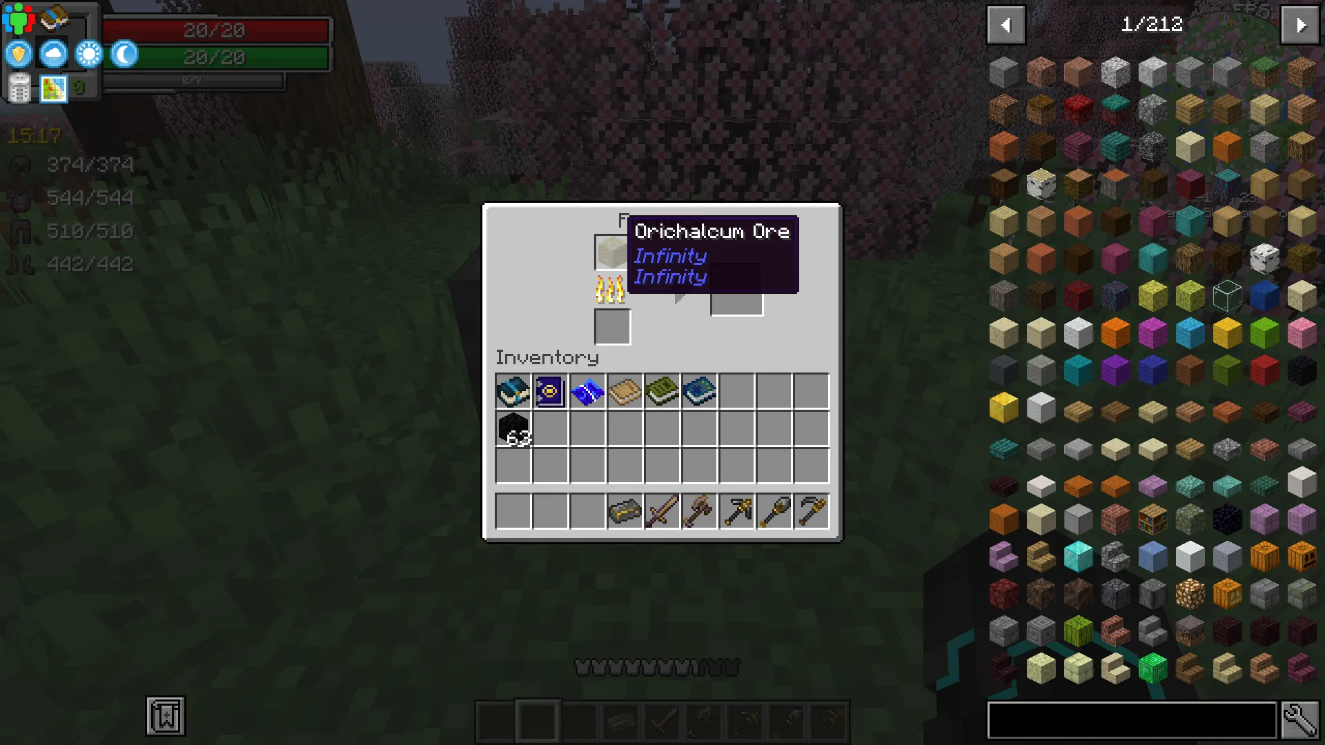 InfinityOrichalcum, Моды, Minecraft