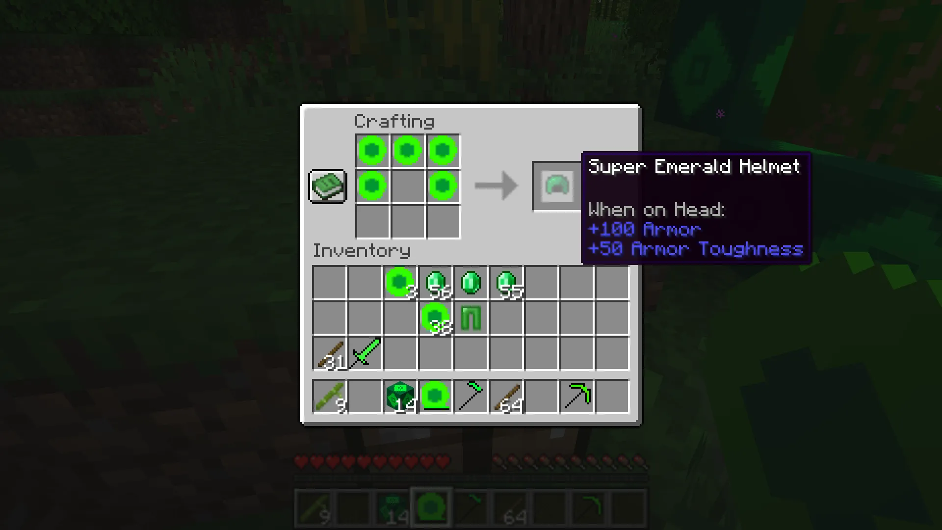 Emeralds and Emeralds forever — скриншот 3 (Моды, Minecraft)