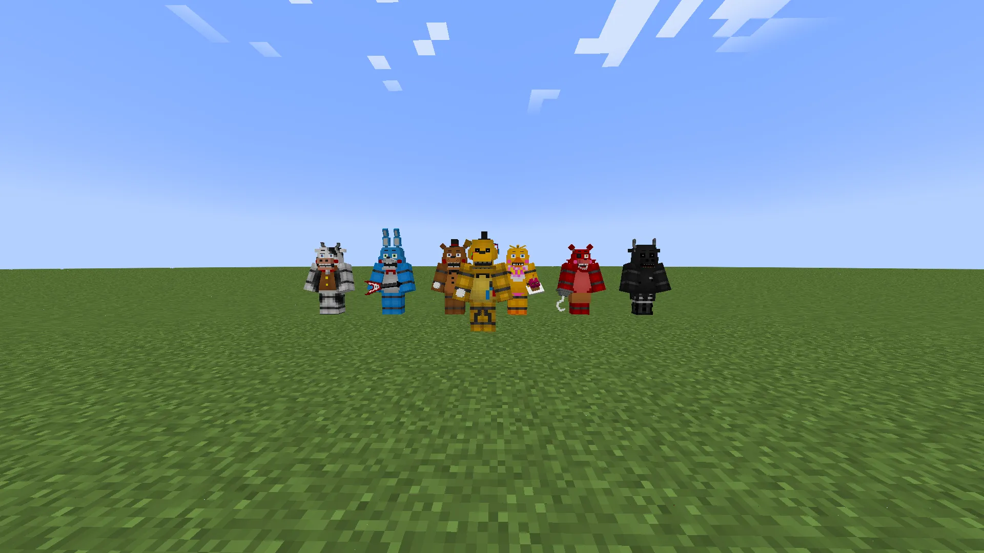 MNAF MW Textures, Текстуры, Minecraft