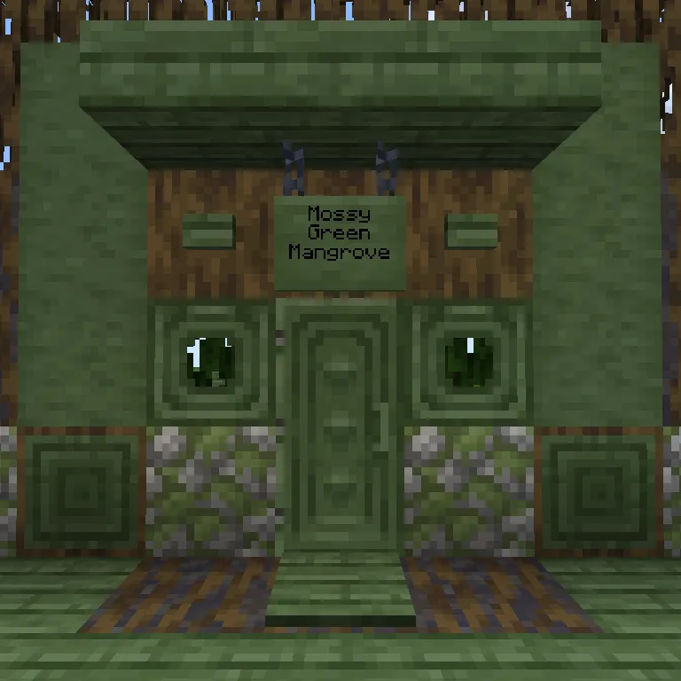 Mossy Green Mangrove, Текстуры, Minecraft