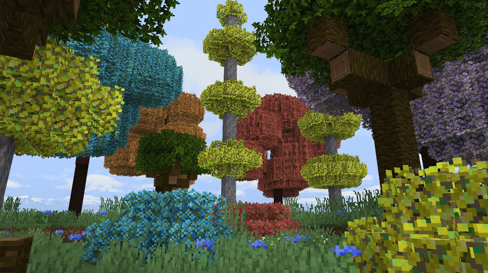 AbnormalER Bushy Leaves — скриншот 2 (Текстуры, Minecraft)