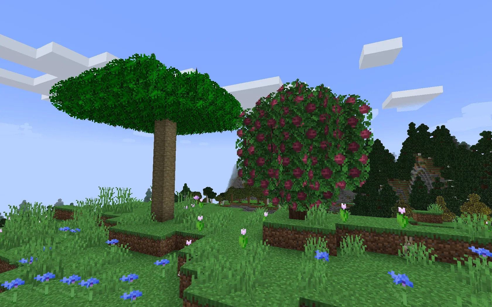 Isle of Berk bushy leaves — скриншот 1 (Текстуры, Minecraft)