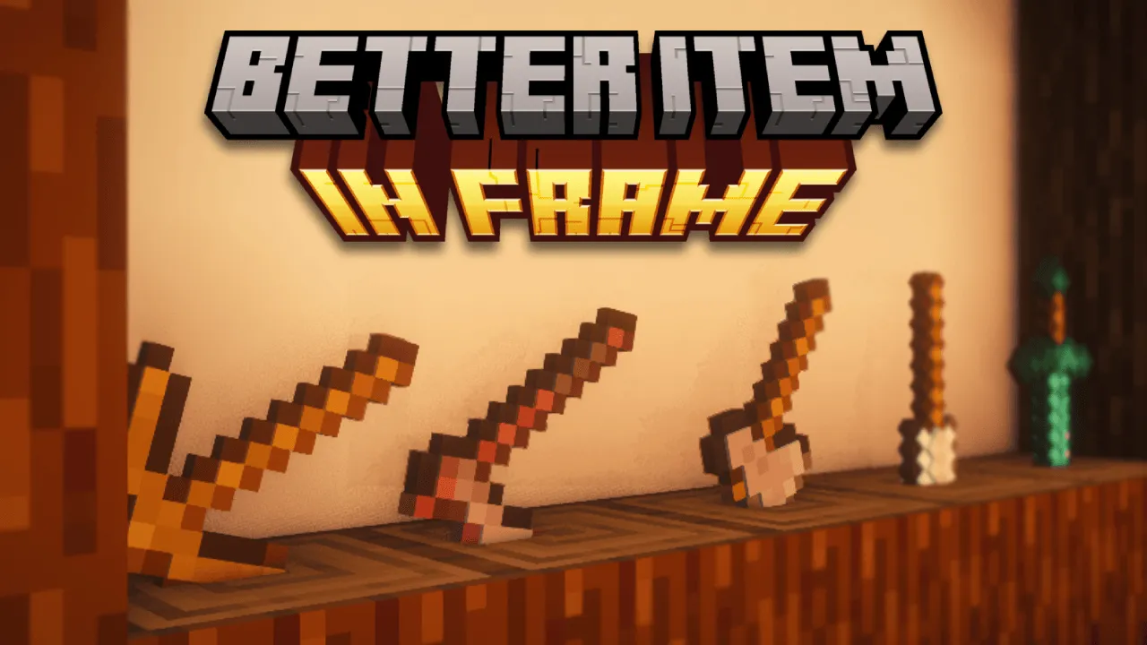 Better Item in Frame — скриншот 2 (Текстуры, Minecraft)