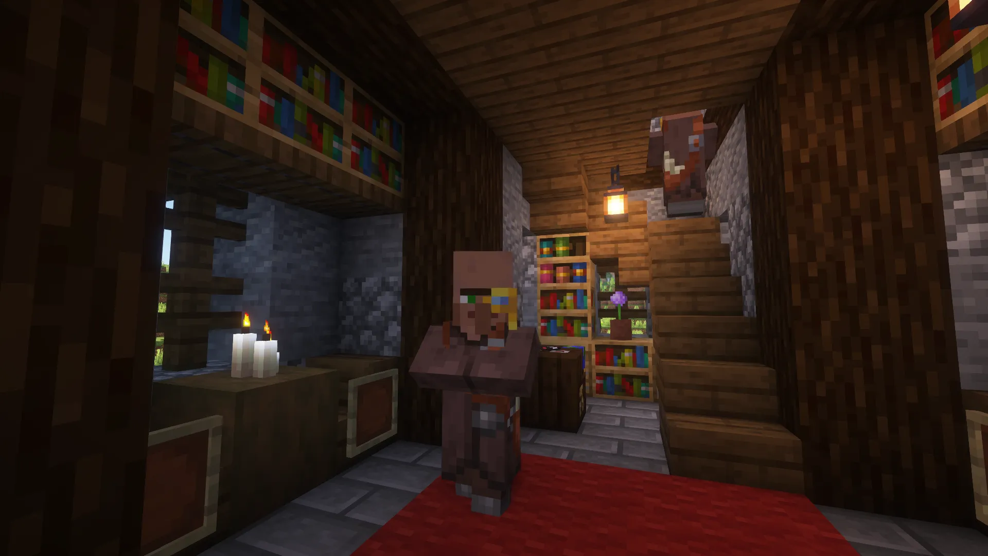 Villager Cartographer House — скриншот 1 (Моды, Minecraft)