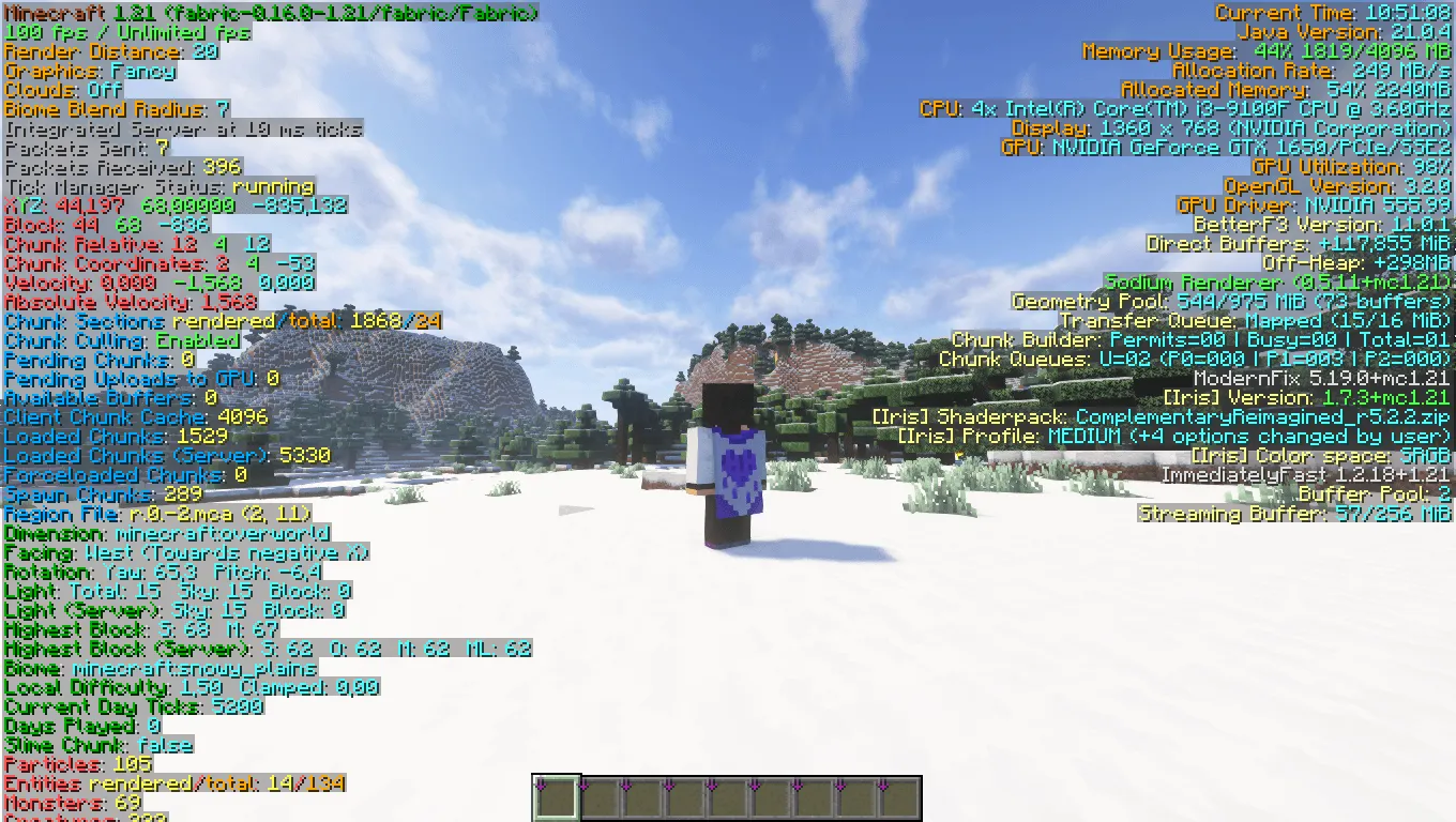 CrafterOptimizer — скриншот 1 (Модпаки, Minecraft)